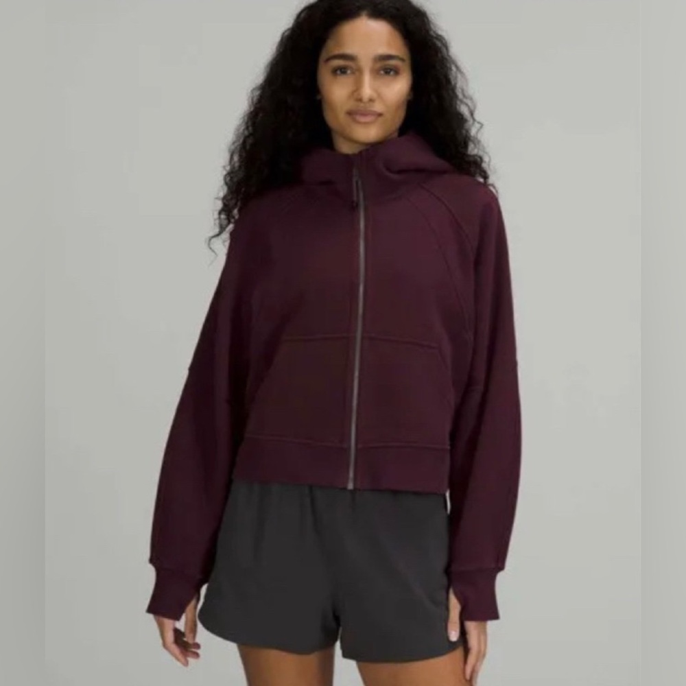 Lululemon Oversized Full Zip Scuba Cassis XS/S